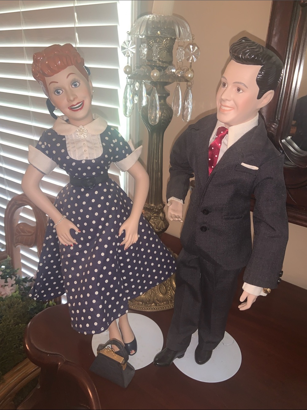 “I Love Lucy” doll sets featuring Lucy and Ricky Ricardo
